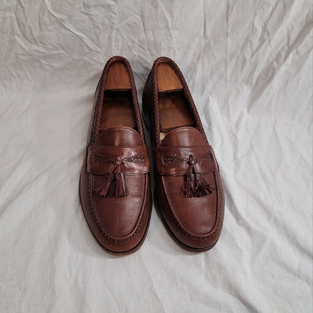 Allen Edmonds Maxfield Brown Tassel Men's Loafers